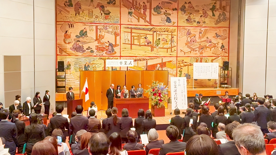 通信制高校サポート校・奈良甘樫高等学院・2025年度（令和7年度）『第10回卒業式』錦上添花・旅立ちの日に・吹奏楽団canon｜大和高田市・奈良県産業会館・大ホール