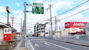 国道165号線「神楽交差点」中和幹線・自動車送迎・交通アクセス・車で7分（橿原市・広陵町方面）2024-62