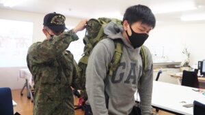 キャリアデザインゼミ「自衛隊・公務員説明会」災害派遣2025-69