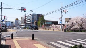 大和高田市・市役所通り「高田橋交差点」自動車送迎・交通アクセス・車で5分（御所市・五條市方面）2025-63
