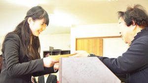 第一回卒業式・卒業生