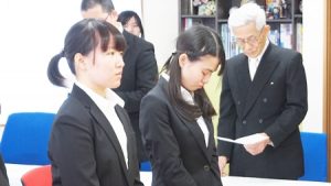 第3回卒業式・卒業生