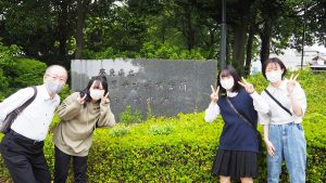 日本古代史・考古学フィールドワーク「橿原考古学研究所付属博物館に到着です」2023-6
