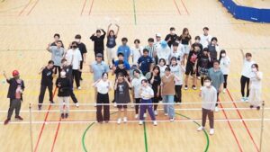 保健体育・体育実技「バドミントン・インディアカ」2024-186