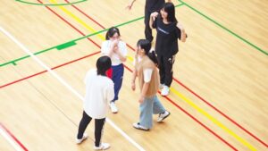 保健体育・体育実技「バドミントン・インディアカ」2024-191