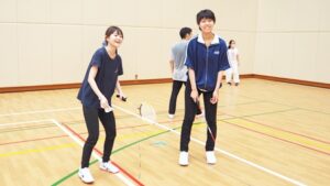 保健体育・体育実技「バドミントン・インディアカ」2024-353