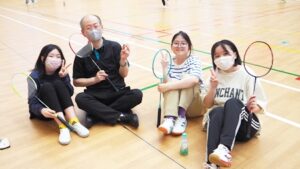 保健体育・体育実技「バドミントン・インディアカ」2024-373