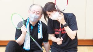 保健体育の水野先生と学院長です2022-28