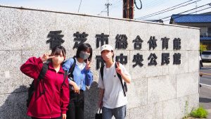 新学期の保健体育・体育実技「バドミントン」2023-374