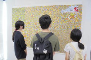 キャリアデザインゼミ・研究室訪問「大阪芸術大学」油絵2017-018