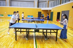 保健体育・体育実技「卓球」曽我川緑地体育館2018-022