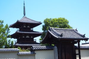 厩戸王建立・世界遺産・国宝「法起寺・三重塔」2019-025