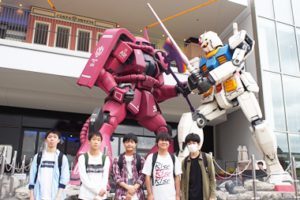 過去と未来を旅する校外学習「太陽の塔とバーチャルスポーツ」エキスポシティ・ガンダム2019-093