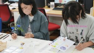 芸術・美術実習「ボタニカルアート」アーティスティックな時間2025-37