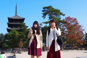 校外学習「正倉院展・天平装束体験」奈良国立博物館・興福寺2016-004