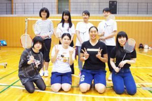 保健体育・体育実技「バドミントン」曽我川緑地体育館2019-002