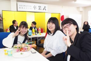 第2回卒業式「桜梅桃李・紅蘭紫菊」昼食会・在校生2017-006