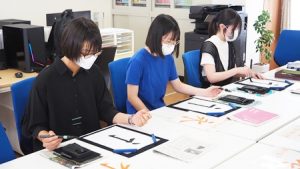 芸術・書道実習「臨書編」2022-11