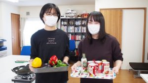 家庭総合調理実習・今回はイタリアン！野菜のパスタ2020-50