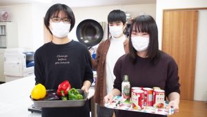 家庭総合調理実習・今回はイタリアン！野菜のパスタ2020-51
