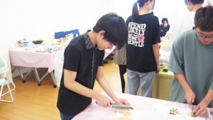 家庭総合・調理実習「芙蓉蟹・涼伴海蜇」第一班2024-111