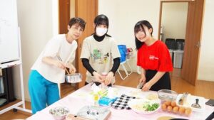 家庭総合・調理実習「芙蓉蟹・涼伴海蜇」第二班2024-311