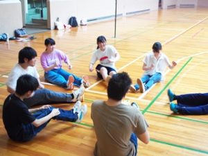 保健体育・体育実技「バドミントン」大和高田市総合体育館2018-077