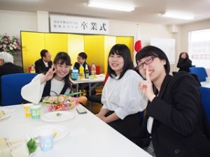 第2回卒業式「桜梅桃李・紅蘭紫菊」昼食会・在校生2017-092