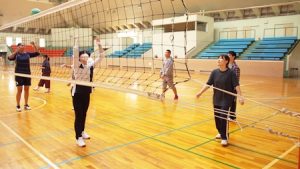 保健体育・体育実技「バレーボール」大和高田市総合体育館2019-113