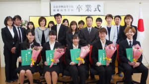 第3回卒業式（2018年度・平成30年度）「勇往邁進・威風堂々」大和高田市・学院教室2018-176