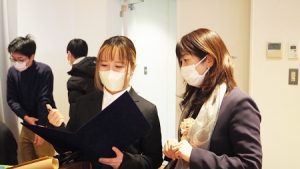 第7回卒業式・在校生代表「送辞」リハーサル2022-6