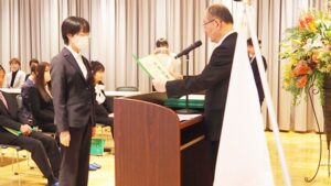 第8回卒業式（2023年度・令和5年度）「春和景明・桜梅桃李」大和高田市市民交流センター・コスモスプラザ2024-984