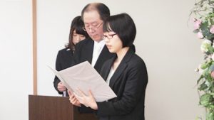 第2回卒業式・2017年度（平成29年度）いよいよ終盤在校生代表送辞2017-524