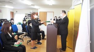 第五回卒業式（2020年度・令和2年度）卒業証書授与2020-203