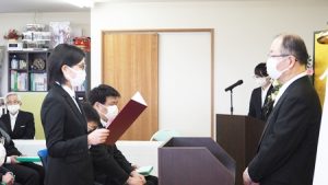 第六回卒業式（2021年度・令和3年度）卒業生代表答辞2021-116