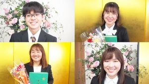 第五回卒業式（2020年度・令和2年度）卒業生代表集合2020-1