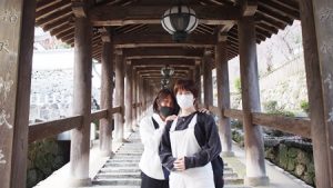 秋季校外学習「平安文学フィールドワーク」隠国の初瀬・紅葉の長谷寺「登廊」2020-31