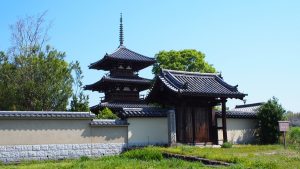 世界遺産・国宝「法起寺」三重塔・斑鳩町・厩戸王建立2019-1