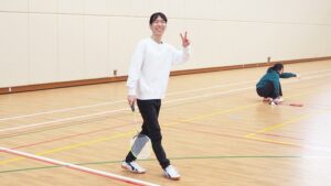 保健体育・体育実技「インディアカ・バドミントン」2024-319