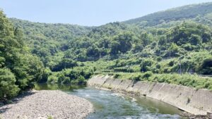 夏季校外学習・亀の瀬地すべり歴史資料室「亀の瀬渓谷」厩戸王（聖徳太子）龍田古道2024-52