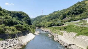 夏季校外学習・亀の瀬地すべり歴史資料室「亀の瀬渓谷と亀岩・亀石」厩戸王（聖徳太子）龍田古道2024-56