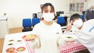 家庭総合・調理実習｜麻婆豆腐&もやしときゅうりのナムル2021-123