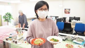 家庭総合・調理実習｜麻婆豆腐&もやしときゅうりのナムル2021-146