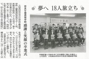 奈良新聞・2022年（令和4年）4月16日掲載記事見出し