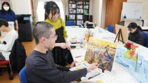 芸術・美術実習「油彩画」アーティスティックな時間2025-217