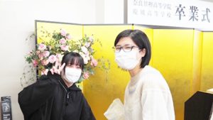 第六回卒業式（2021年度・令和3年度）準備・新入生と卒業生2021-41