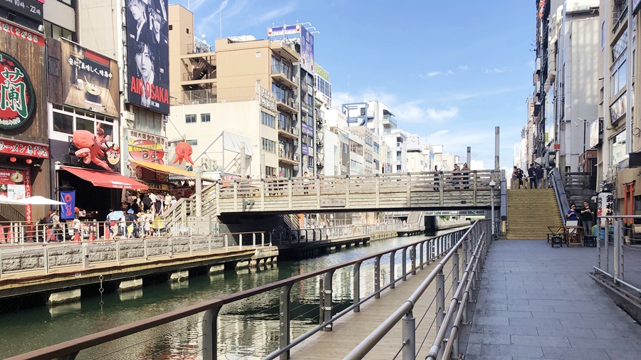 スポーツ・レクリエーション「ラウンドワンスタジアム」｜ここは大阪難波「道頓堀」太左衛門橋です