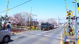 交通案内・アクセスマップ「奈良県道132号線・ＪＲ近鉄二重踏切」2016-014