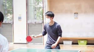 体育実技・卓球2021-16