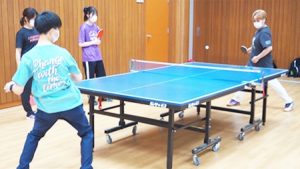 体育実技・卓球｜初夏の保健体育・香芝市総合体育館2022-104